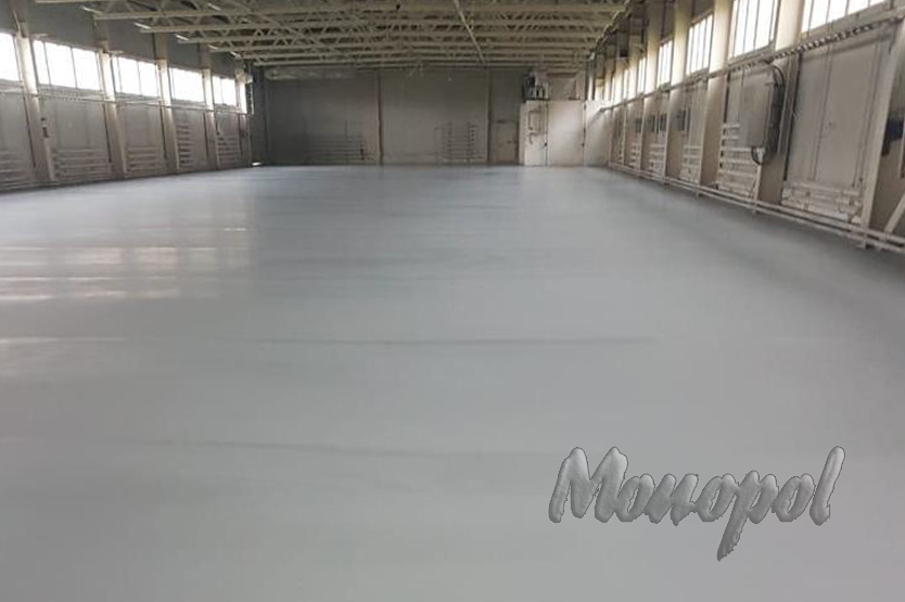 Устройство полиуретанцементного пола Центр газовой стерилизации медицинских изделий ООО "МЕДАЛЬЯНС", S = 280 кв.м